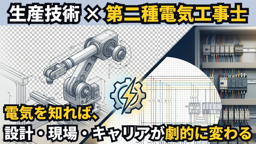 生産技術エンジニアが第二種電気工事士を取得するメリットを解説するアイキャッチ画像