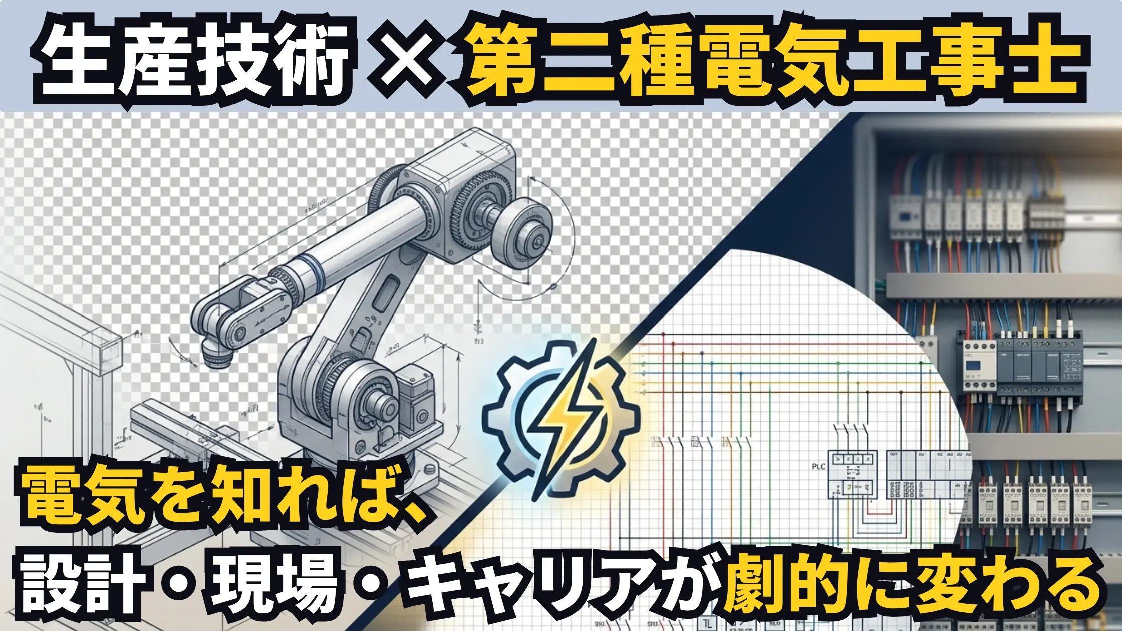 生産技術エンジニアが第二種電気工事士を取得するメリットを解説するアイキャッチ画像