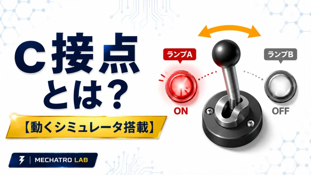 c接点を図解で解説した動くシミュレータ搭載のアイキャッチ画像