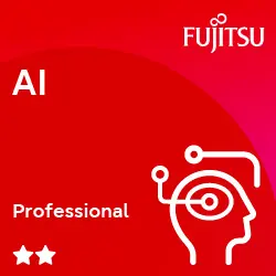 Fujitsu Certified Professional AI取得を示すオープンバッジ