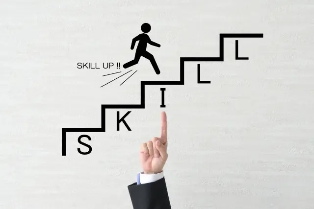 「SKILL UP」と表示されている画像
